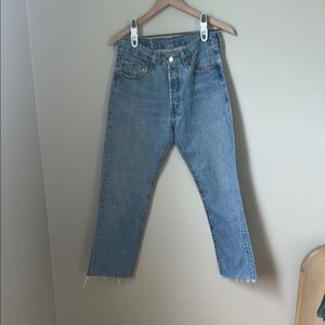 Levi's Blue Ankle & Cropped Jeans